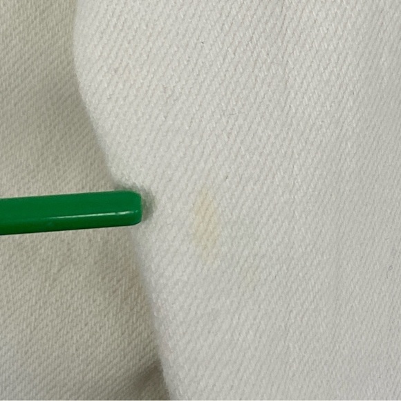 AG Adriano Goldshmied Jeans Isabelle Button Up White High Rise Crop Sz 25R - Picture 5 of 12